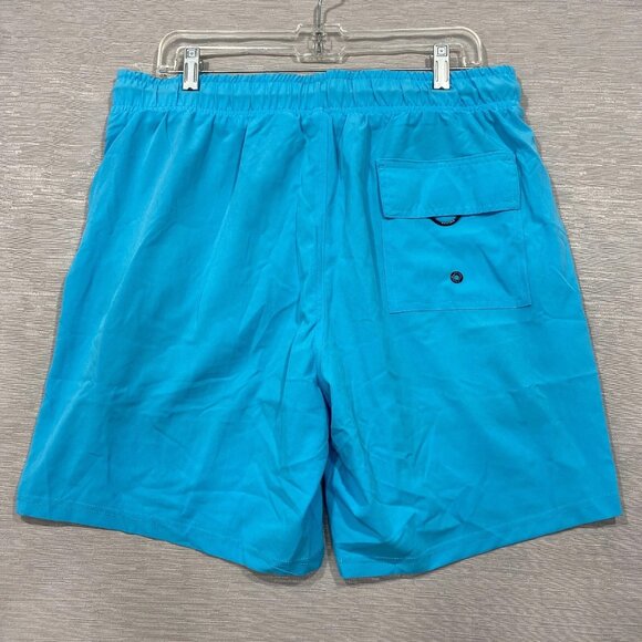 SPYDER Blue Swim Shorts Men's Size XL Quick Dry UPF 30+ Boxer Lined Trunks - Picture 2 of 16